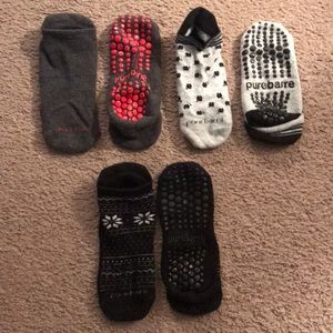 Set of 3 pairs of PURE BARRE sticky socks